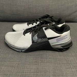 Nike Women's METCON 8 Premium Gray Lace Up Gym Shoes DQ4681-100